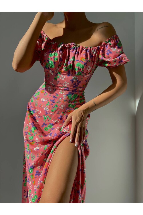 Floral Viscose Dress