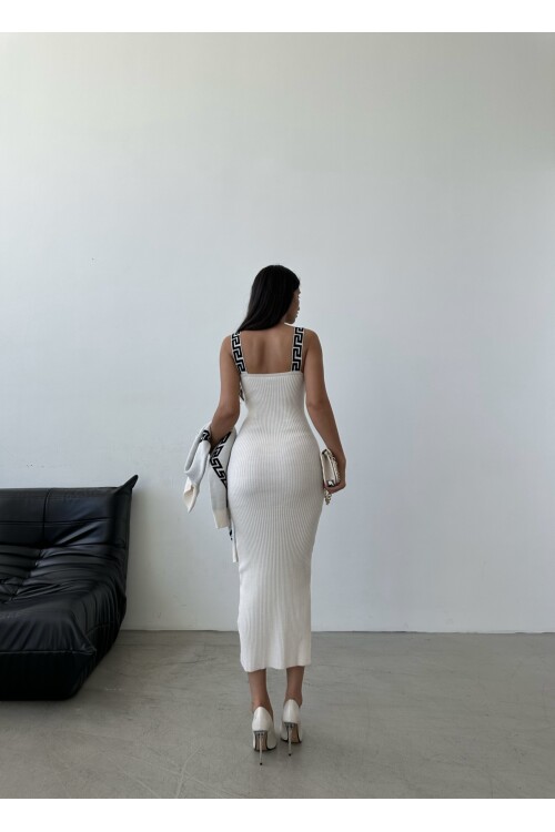 فستان بدلة مزدوجة سترة