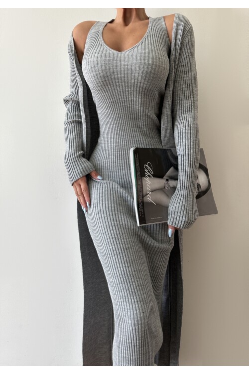 Кардиган Платье Трикотаж Комплект