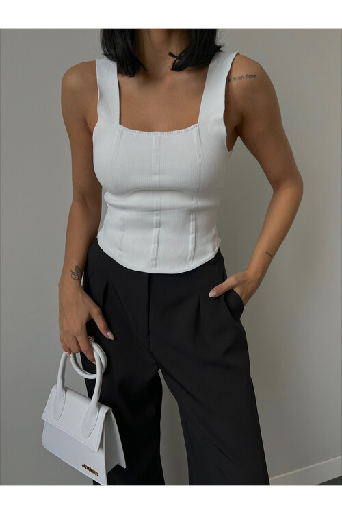 حزام سميك طوق القميص