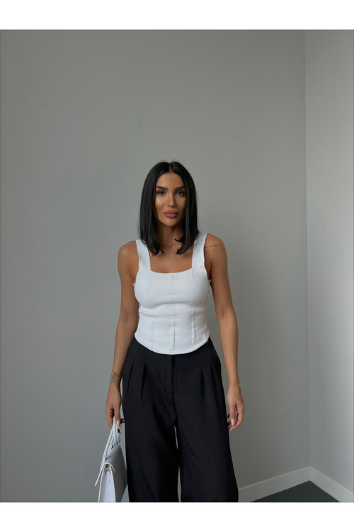 حزام سميك طوق القميص