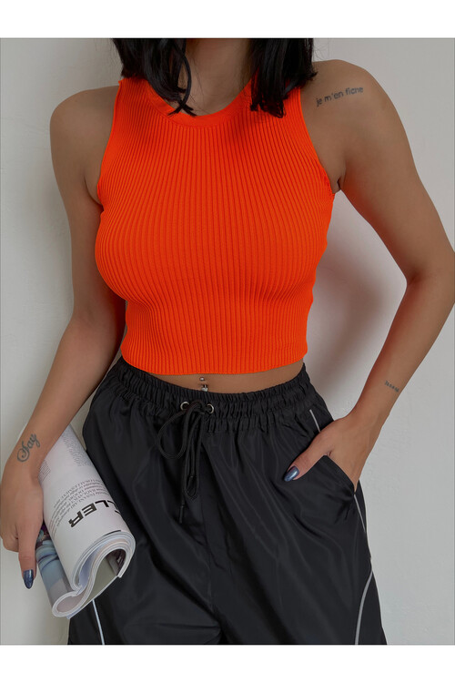 Zero Sleeve Knitwear Singlet