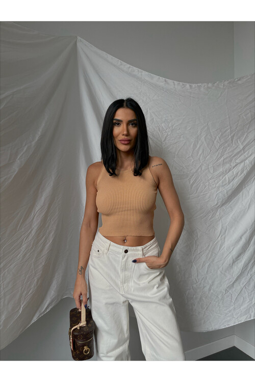 Zero Sleeve Knitwear Singlet