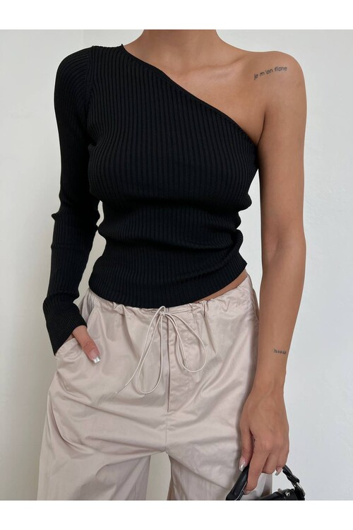 Tek Omuzlu Triko Kazak