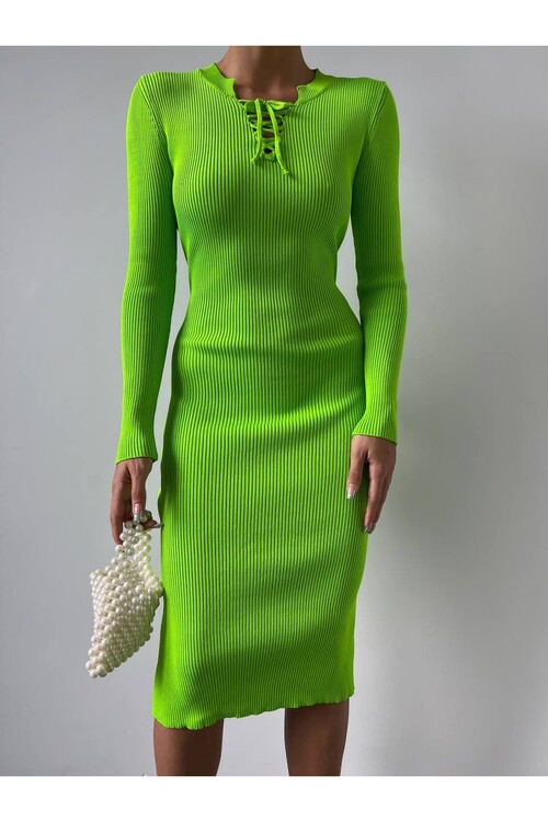 Collar Detailed Dress