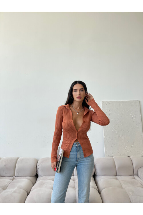 Collar Knitwear Cardigan