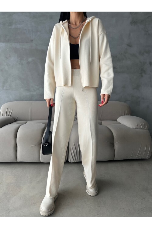 Кардиган Брюки Комплект двойного трикотажа