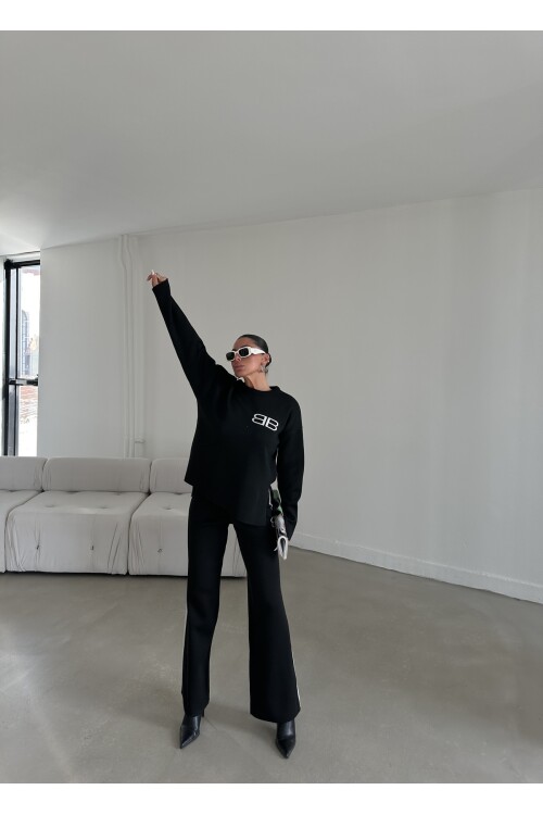 Kazak Pantolon İkili Triko Takım