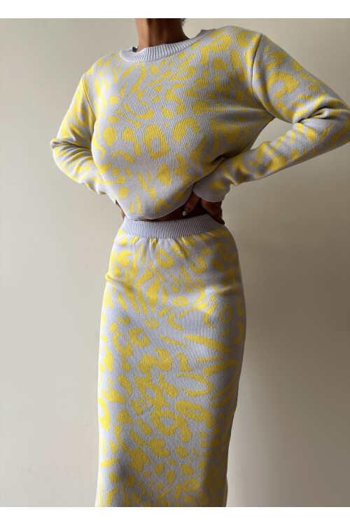 Leopard Pattern Double Suit