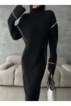 Turtleneck Knit Dress