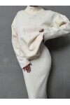 Платье-свитер, комплект из трикотажа