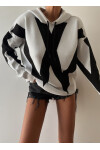 Hooded Knitwear Sweater